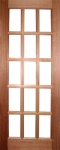 SA 15-Light External Hardwood Door (unglazed)